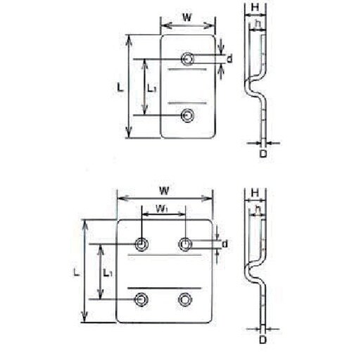 水本 フック ステンレス ハンガープレート 36m