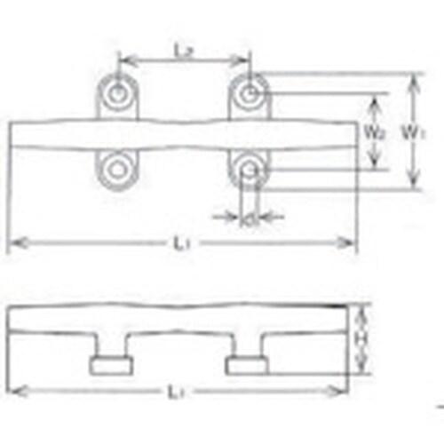 水本 ステンレス クリート 全長153mm