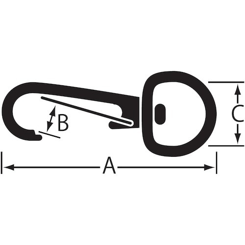 ニッサチェイン ニッケルスプリングスナップ 34m
