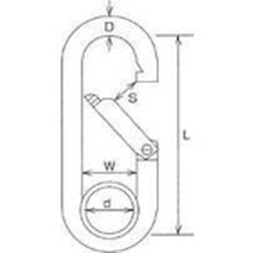 水本 リングキャッチ ステンレス プチカラビナ(リ