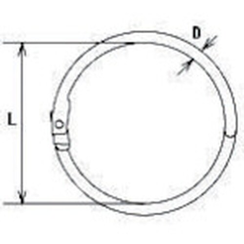 水本 ステンレス カードリンク 内径42mm