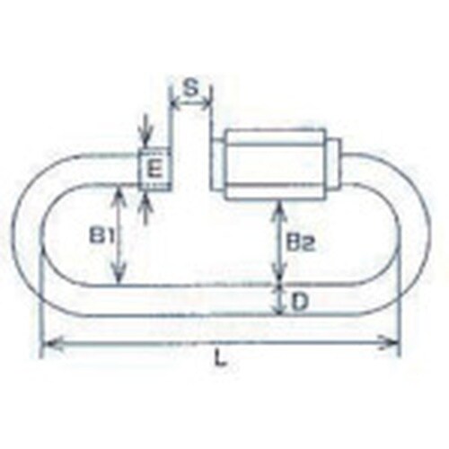 水本 ステンレス 口広リングキャッチ 線径5mm長