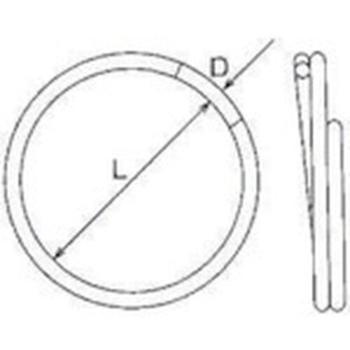 水本 ステンレス 二重リンク 内径5mm