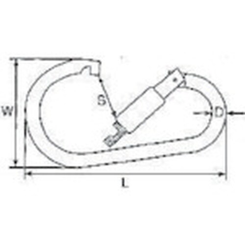 水本 リングキャッチ ステンレス カラビナジャンボ