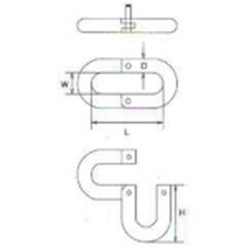 水本 ステンレス Jジョイント 線径10mm長さ4