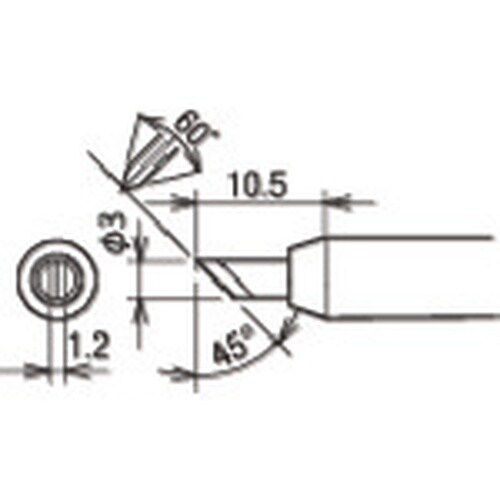 グット 替こて先3K型RX802/852AS用