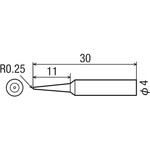 グット 替銅こて先SB型MI−6用
