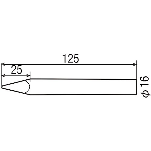 グット 替銅こて先φ16(HP−200用)