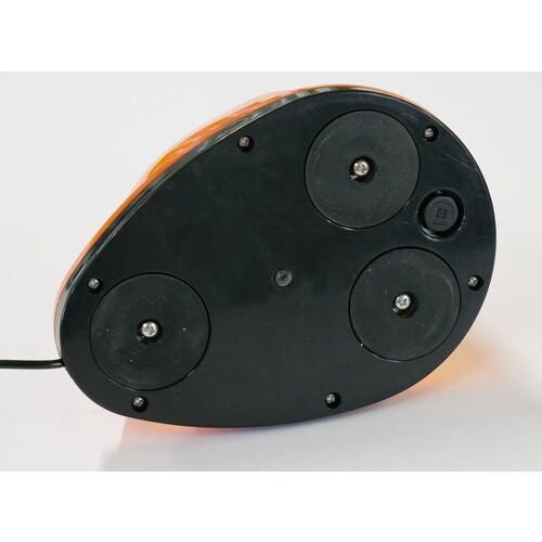 グリーンクロス LED流線型回転灯(青)12V24