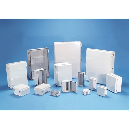 タカチ 防水・防塵ボックス ホワイトグレー 210