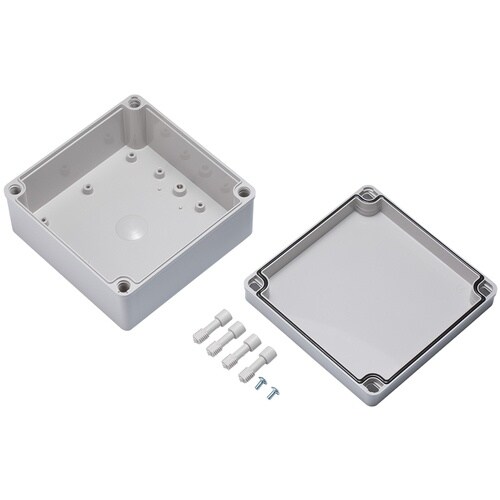 タカチ 防水・防塵ボックス ホワイトグレー 150