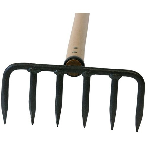 金象 六本爪レーキ 全長1210×先幅200mm