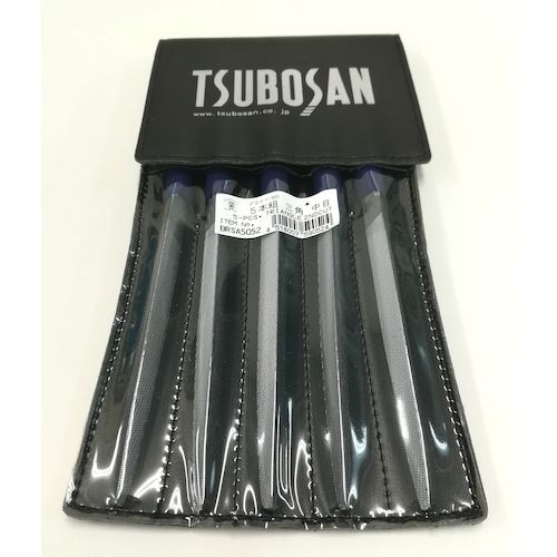 ツボサン ブライト900 5本組 三角 中目