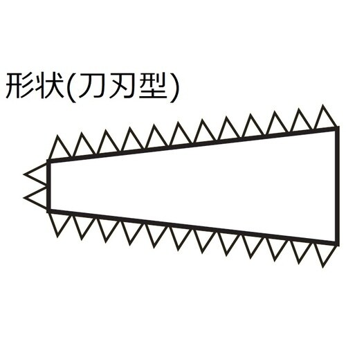 ツボサン 組ヤスリ 8本組 刀刃 中目