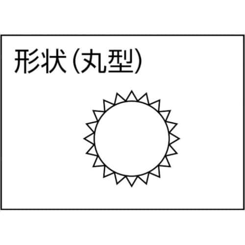 ツボサン 鉄工ヤスリ 400mm 丸 荒目