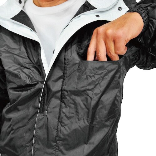 トオケミ ニューバリューレインスーツ ブラックL