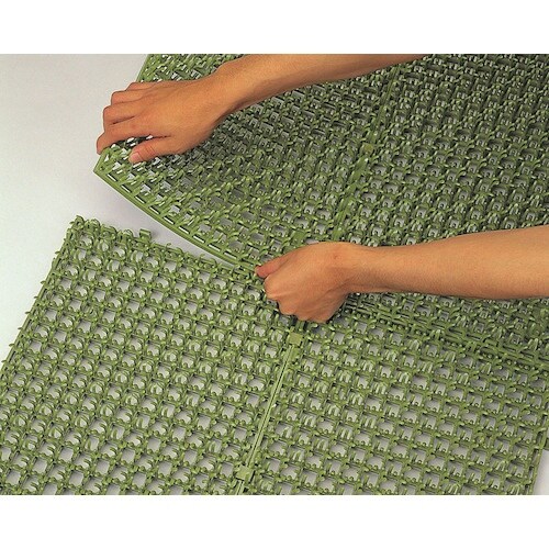 テラモト スパイクターフ 緑 450×600mm