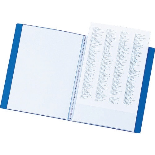 LIHIT A4/S クリヤーブック(20枚) 青