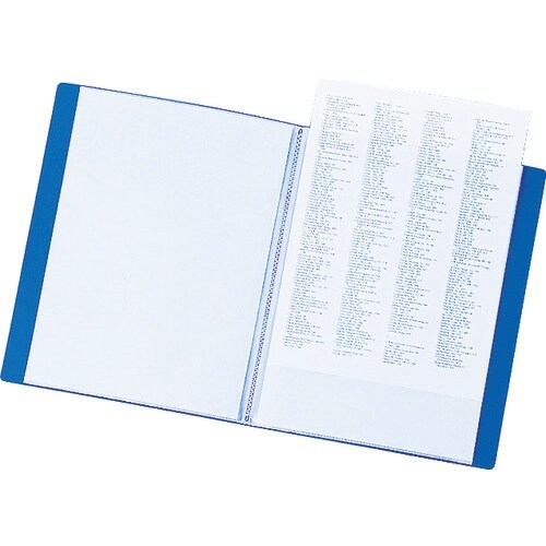 LIHIT A4/S クリヤーブック(60枚) 青
