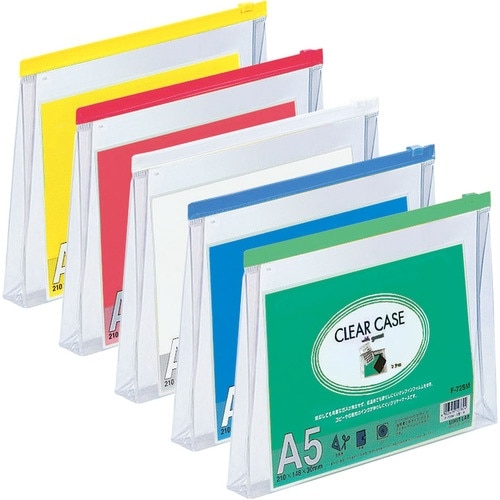 LIHIT A5クリヤーケース(マチ付) 藍