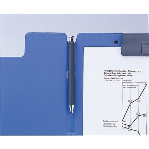 LIHIT A4クリップファイル 黒