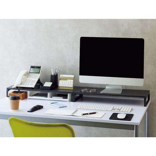 LIHIT 机上台<幅590mm・ロータイプ> 白