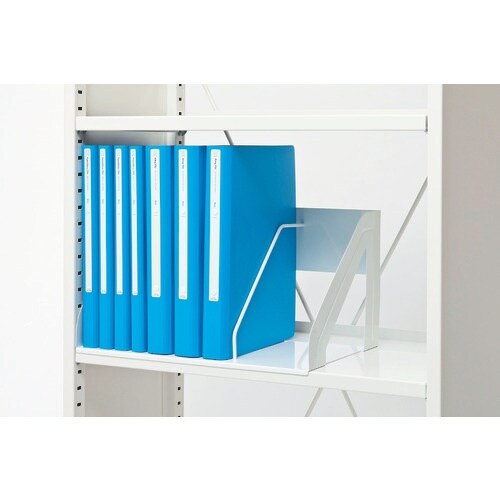 LIHIT ブックスタンド 白