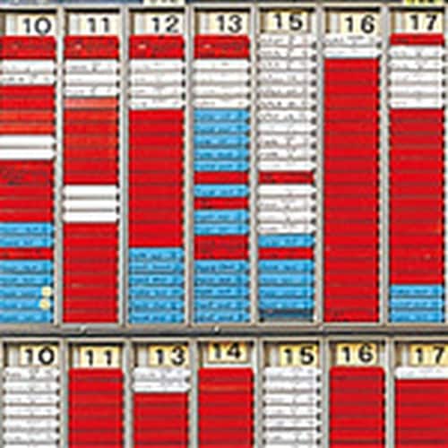 LIHIT 回転標示盤(25口座)