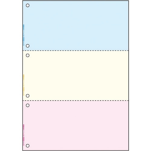 HISAGO プリンタ帳票A4カラー3面6穴
