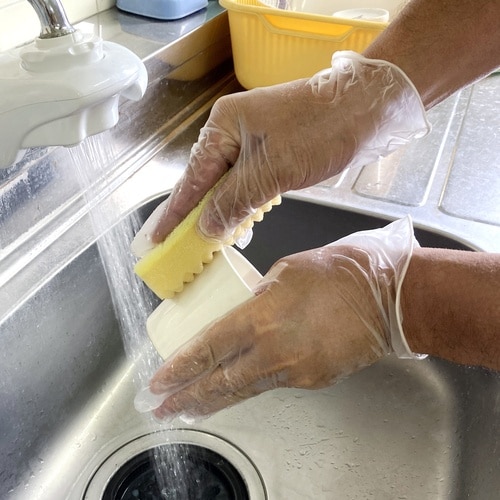 アトム ビニール極薄手袋 100枚入 L