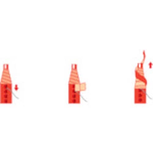 uni 水性ダーマトグラフ 桃 (12本入)