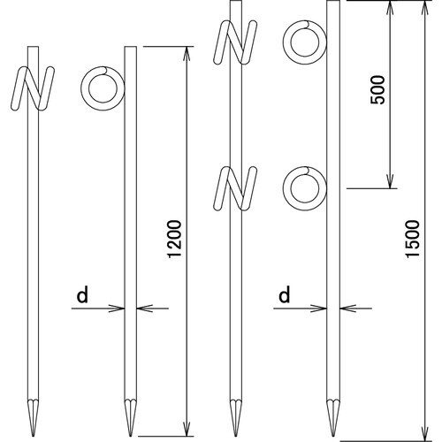 DAIDОHANT N式巻型ロープ止め D16×1