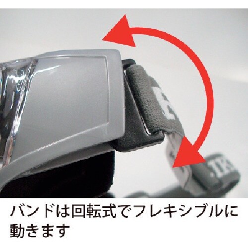 リケン 防曇ゴグル(無気孔型・めがね併用可・マスク