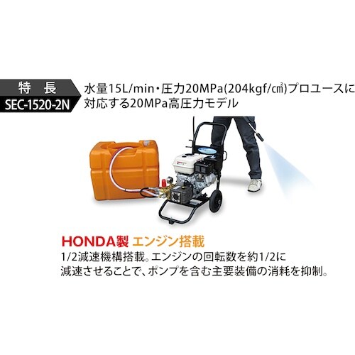 スーパー工業 エンジン式高圧洗浄機 SEC−152