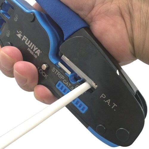 フジ矢 モジュラープラグ圧着工具