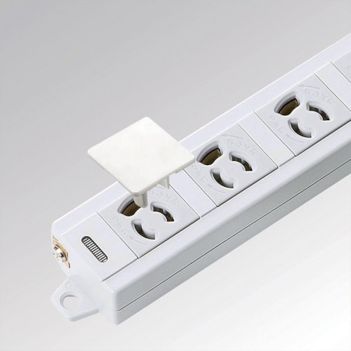 SANWA 電源タップ用コンセントキャップホワイト