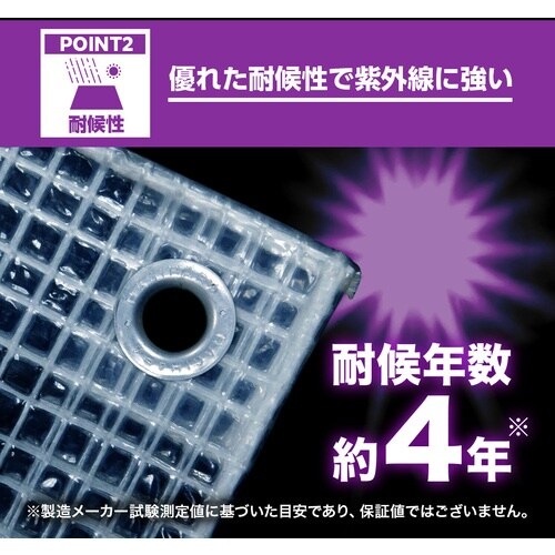 萩原 ターピー UVクリアシート(透明・糸入り)
