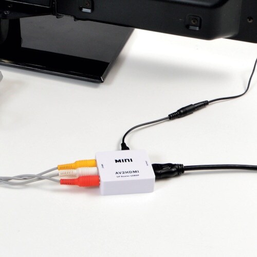 サンコー コンポジットをHDMIへ変換するアダプタ