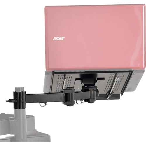 サンコー ノートパソコン用4軸式アーム(ポール取り