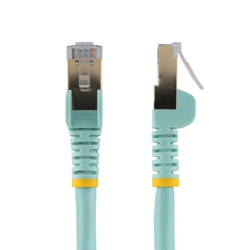 カテゴリー6A LANケーブル 3m アクア