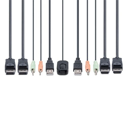 KVMスイッチ/2ポート/デュアルモニター