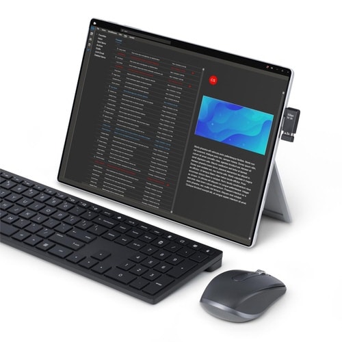 USB−C−USB−A変換アダプター/L型右向き