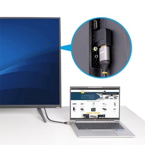 HDMI 2.0アダプター/L型右向き