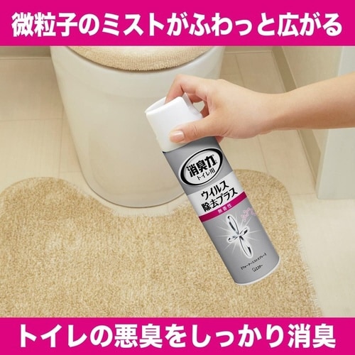 トイレの消臭力スプレー ウイルス除去 無香性×3
