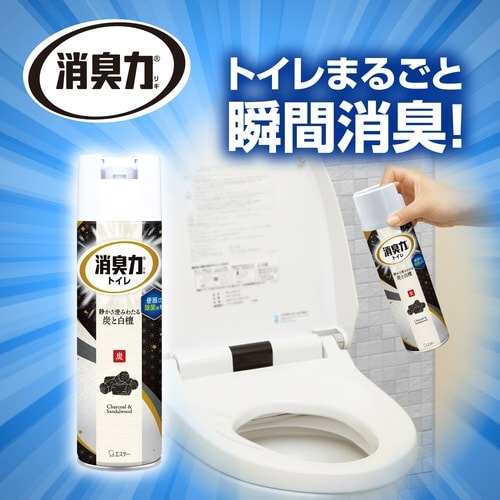トイレの消臭力スプレー 炭と白檀 365ml×3