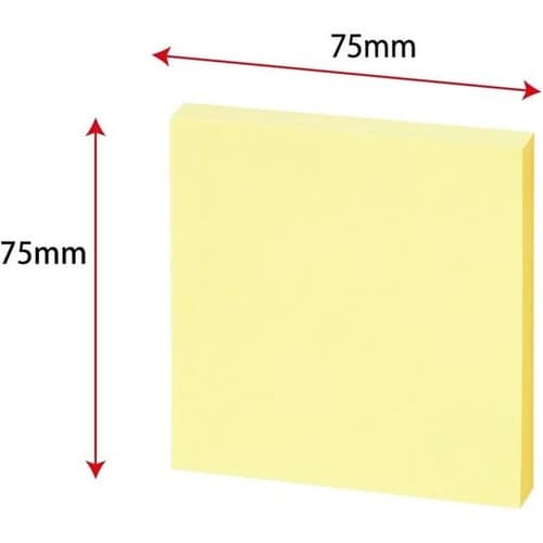 ふせん<K2> 75×75 4色 10冊入