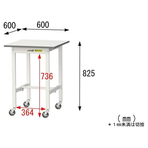 SUPC−660WWワーク移動式テーブル150