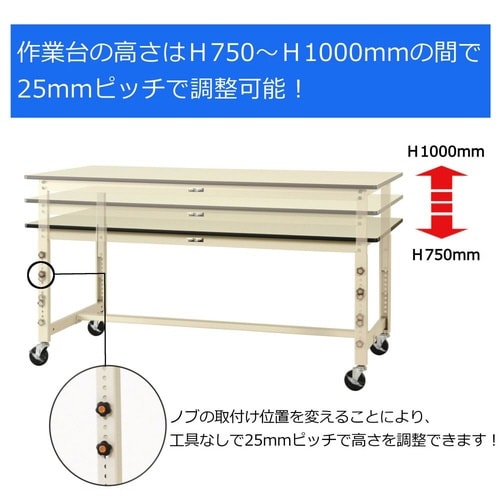 SWRAC1575II高さ調整テーブル300