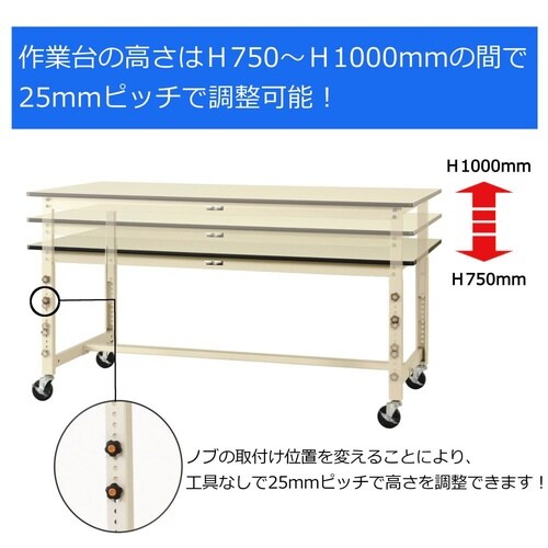 SWRAC−1890−GI高さ調整テーブル300