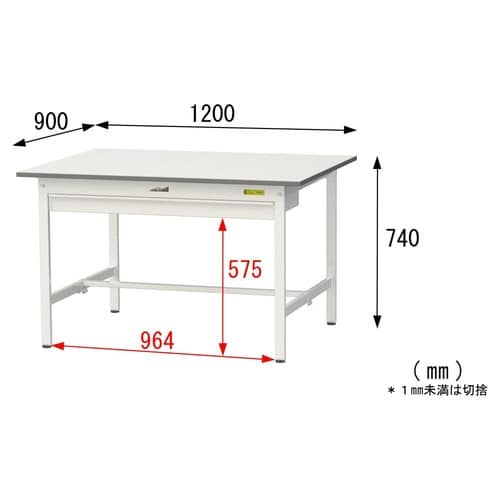 作業台ワイド引出 SUP−1290W−WW